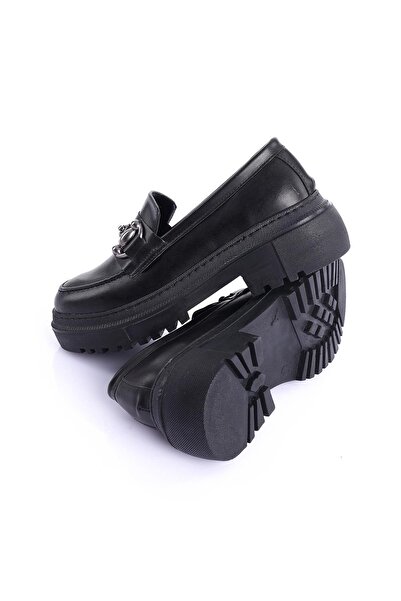 Getcho Lyova Tokalı Чорні жіночі лофери