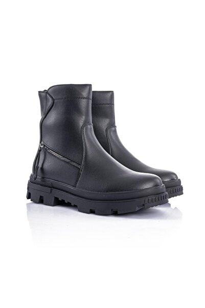 Getcho Cizme negre Helder pentru femei cu fermoar