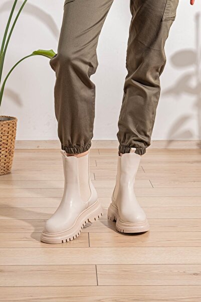 Getcho Hazel Жіночі еластичні боти з білою смужкою