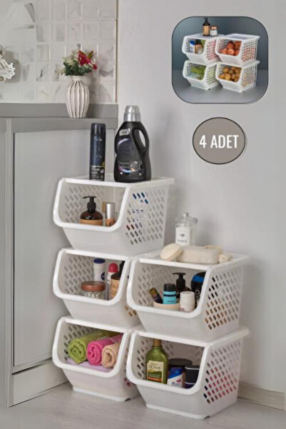 ESNAFDEDE 4 Adet Patates & Soğanlık, Katlı Sebzelik, Büyük Organizer, Oyuncak...