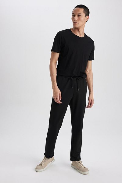 DeFacto Βαμβακερό μπλουζάκι Premium Crew Neck Slim Fit - Κοντό μανίκι M6606az23sp