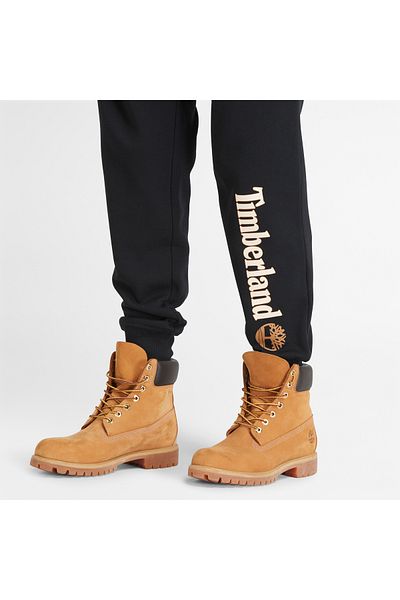 Timberland Φούτερ με βουρτσισμένη πλάτη Erkek Siyah Eşofman Altı Tb0a5yfb0011