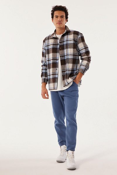 DeFacto Regular Fit Checkered Lumberjack Long Sleeve Shirt W7413az23sp