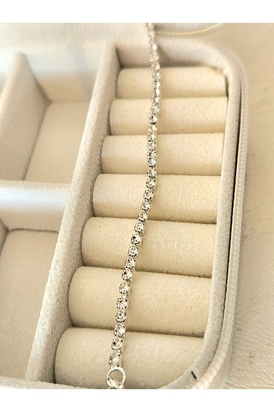 Eva Takı Waterway Silver Silver Colored Elegant Bracelet