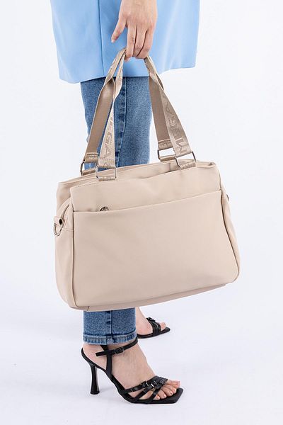 Getcho Sakrotes Women's Light Mink Multi-Eye Large Size Women's Shoulder Bag Pu Leather Zipper Daily Use