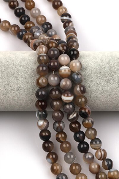 Alibaba Doğaltaş سلسلة حجر طبيعي من العقيق مدغشقر 10 ملم قطع كروي