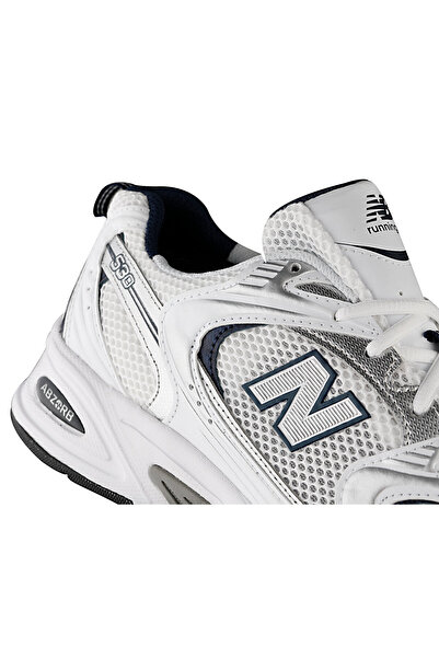 New Balance Unisex Beyaz  530 White Natural Indigo Unisex Spor Ayakkabı