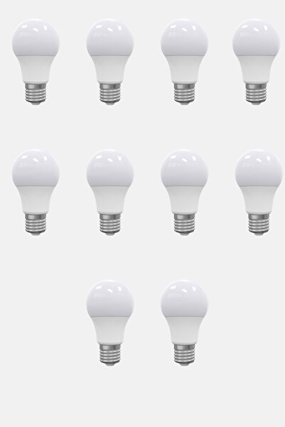 Uzlight 10 Adet 6500 Kelvin Beyaz Işık Led Ampül