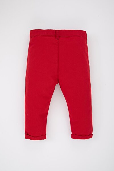 DeFacto Baby Boy Red Gabardine Basic Pants Z2703A223Sp