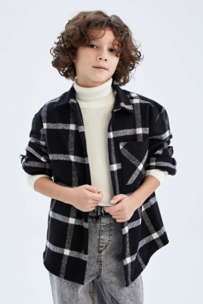 DeFacto Chlapecká flanelová košile s dlouhým rukávem Z0991a623sp