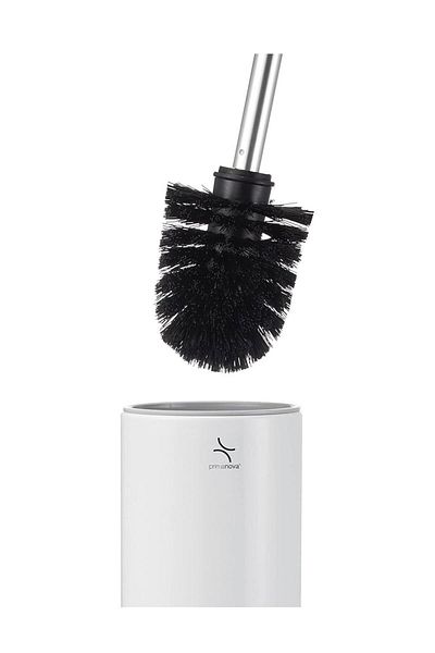 Prima Nova Primanova Cigo Wc Toilet Brush Matte White Interior Black E42