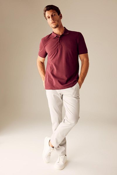 DeFacto Regular Fit Straight Leg Gabardine Chino Canvas Trousers T1052az23sp
