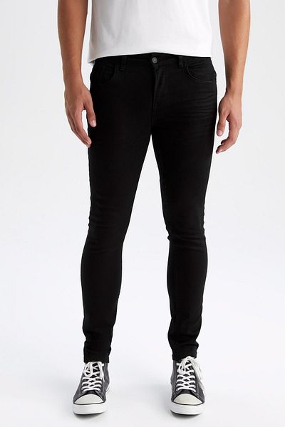 DeFacto Carlo Skinny Fit Extra Skinny Fit Κανονική μέση Extra Skinny Leg Τζιν παντελόνι R8763az22au