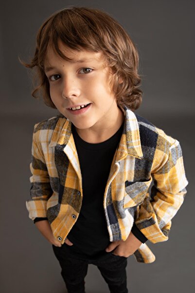 DeFacto Μακρυμάνικο φανελένιο πουκάμισο για αγόρι Z1939a622au