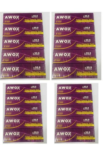 AWOX Erken Gebelik Testi 20 adet