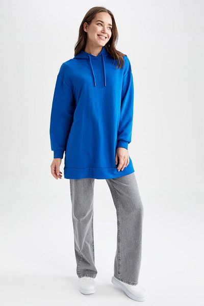 DeFacto Φούτερ Relax Fit Hooded Tunic Z2072az23sp