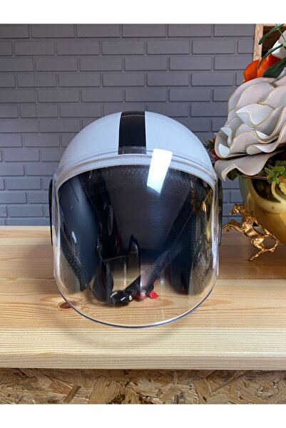 BLACK VALS YARIM KASK BEYAZ