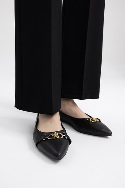 DeFacto Women's Flat Sole Slip On Faux Leather Ballerinas Z3262az23sp