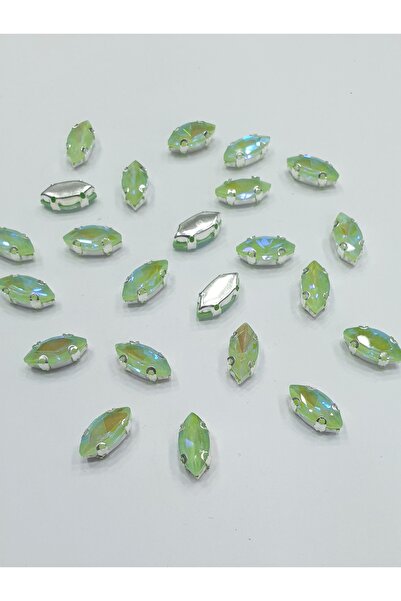 CRYSTALSHOP Kamen u kutiji - G.opal Ab - Šatl 7*15 mm (100 komada)