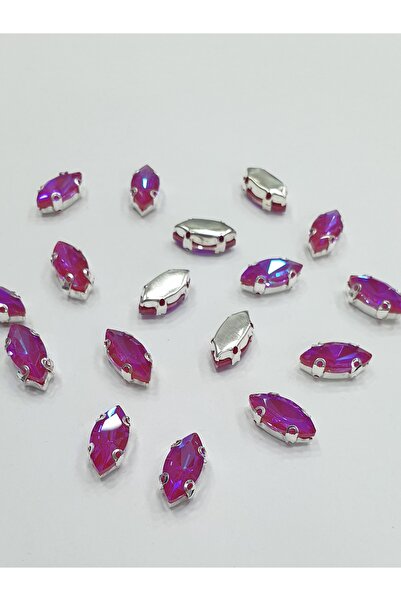 CRYSTALSHOP Kamen u kutiji - Siam Ab - Šatla 7*15 mm (100 komada)