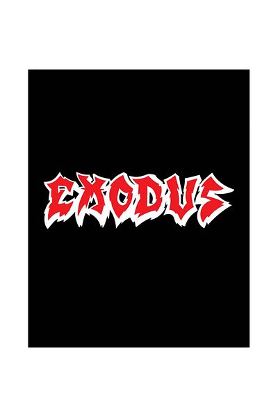 Z zepplin Patch mare pentru spate cu logo Exodus