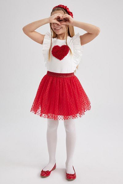 DeFacto Girl's Red Tutu Skirt Z5438a623sm