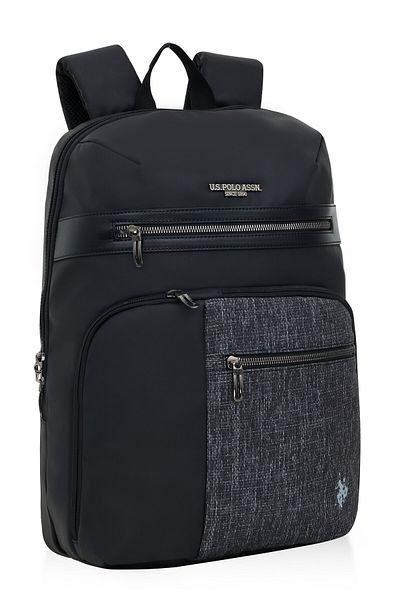 U.S. Polo Assn. US Polo Assn23678 Σακίδιο πλάτης Σχολική Τσάντα Ταξιδιωτική Τσάντα Κάμπινγκ ΜΑΥΡΗ