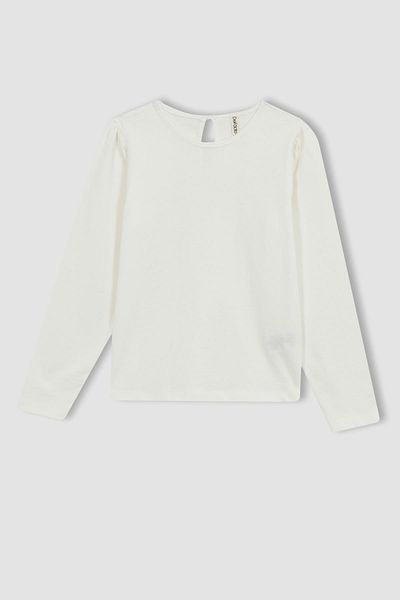 DeFacto Mädchen-Langarm-T-Shirt-Samt-Salopet-Kleid, 2-teiliges Set Z2239a622wn