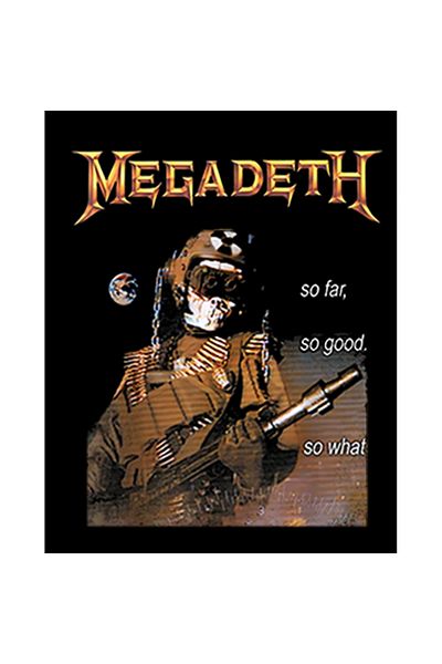 Z zepplin Megadeth So Far So Good Patch mare pentru spate