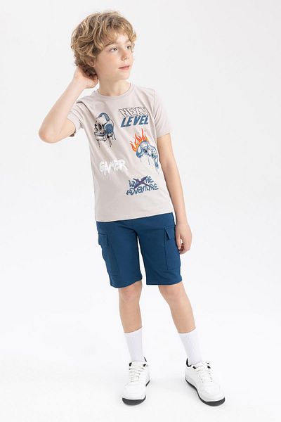 DeFacto Boy's Cargo Pocket Shorts Z5291a623hs
