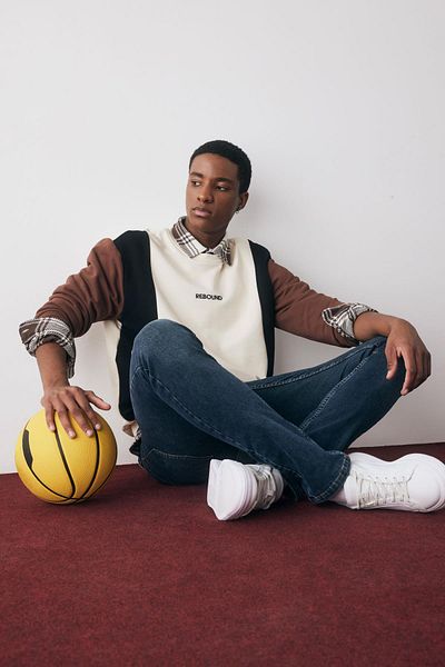 DeFacto Oversize Fit Crew Neck Printed Sweatshirt Z5894az23sp
