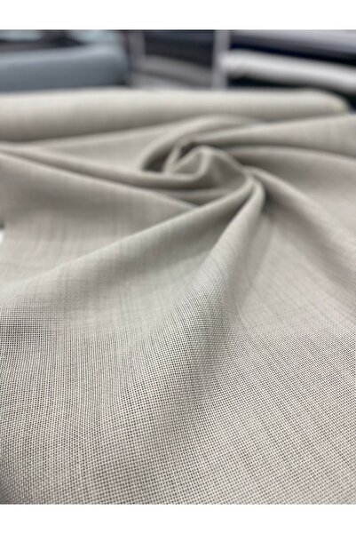 etuval Linen Etamin Punch Ve Pano Kumaşı TAŞ RENGİ 100x160