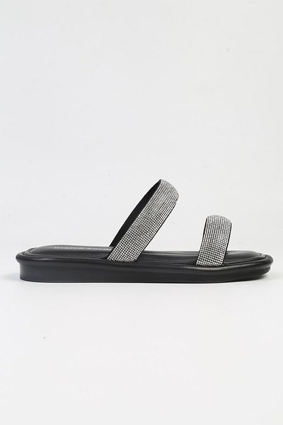 Pierre Cardin ® |   PC-5101-3891 Παντόφλες Μαύρες-Πέτρα