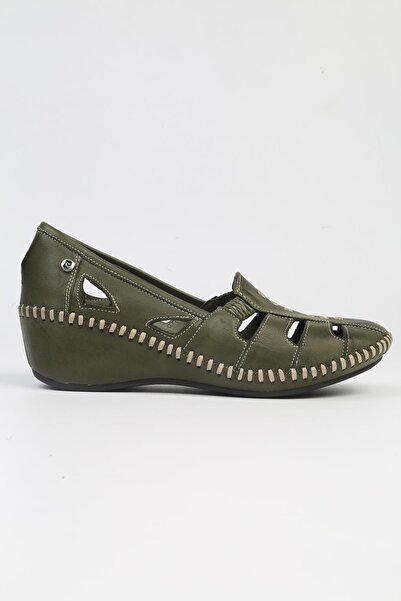 Pierre Cardin ® |   PC-53023- 3963 Verde-Pantofi casual cu toc pentru femei