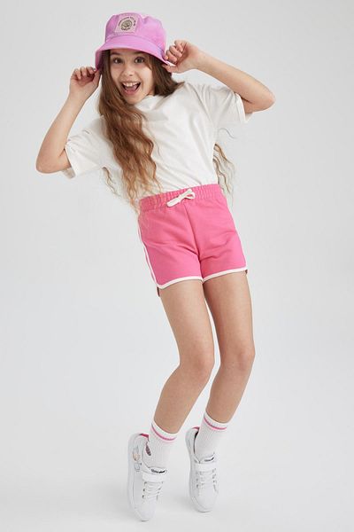 DeFacto Girl's Lace-up Waist Shorts L6125a623hs