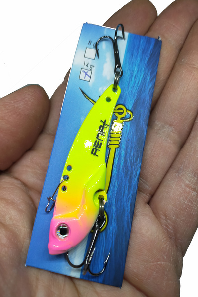 sr sazanrig 3D VIB 14 gr 5,5 cm Vibrasyon Metal Suni Yem