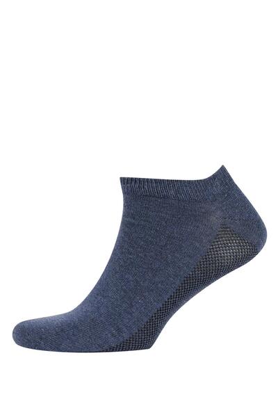 DeFacto Men's 3-Piece Cotton Booties Socks Z7252azns