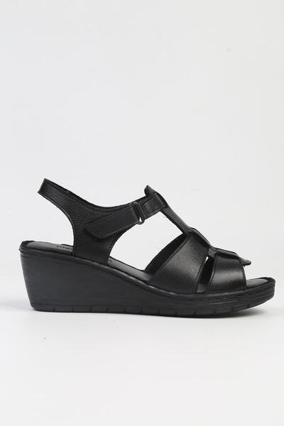 Pierre Cardin ®| PC-5127-3013 Black-Women's Wedge Heel Shoes