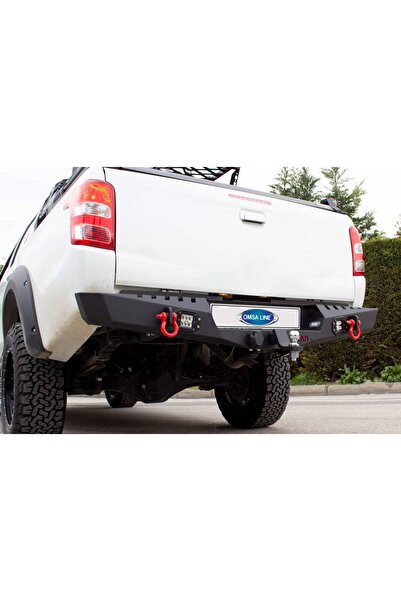 Omsa Mitsubishi L200 Dakar Çelik Arka Tampon Ledli Sensörlü 2020 Ve Sonrası