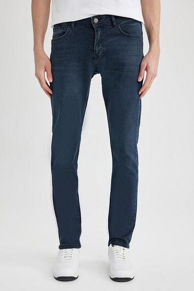 DeFacto Pedro Slim Fit Skinny Fit Κανονική μέση στενό τζιν παντελόνι R8791az23sp