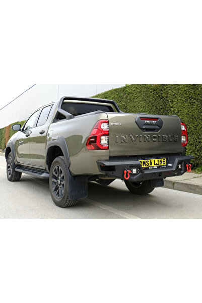 Omsa Toyota Hilux Dakar V2 Çelik Arka Tampon Ledli Sensörlü 2015 Ve Sonrası
