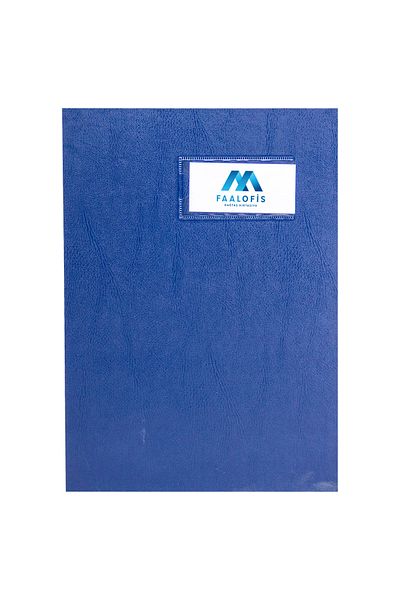 Dağtaş Kırtasiye Önder Skin Cloth Covered Signature File 12 Pack Navy Blue