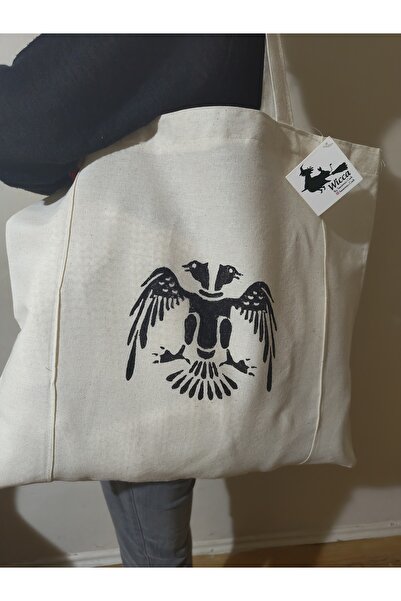 Eagle Totebag Bez Alışveriş Çantası