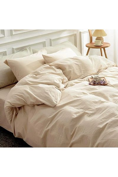 Soft Colours Σετ Παπλωματοθήκη μονόχρωμη Ranforce 160x220