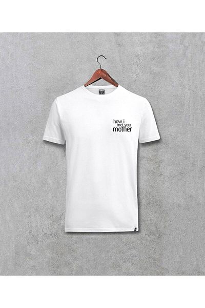 Pisa Art Πώς συναντήσαμε τη μαμά σας Minimal printed T-shirt