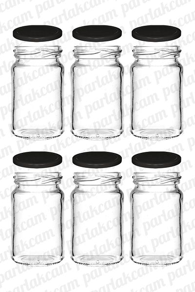 parlakcam Detox Bottle 100ml Gift Glass Shot Bottle with Metal Lid 100cc Candle Jar Ornamental Glass Bottle 6 Pieces