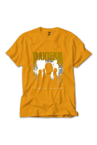 Z zepplin Κίτρινο T-shirt Pantera This Love