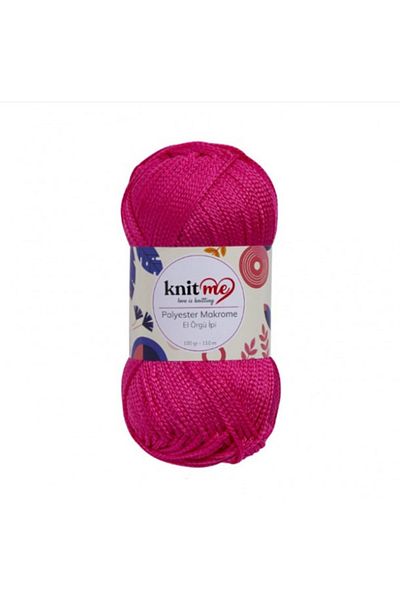 knitme Πολυεστέρας Μακραμέ 3 mm 100 Gr Πλεκτό Κλωστή 813