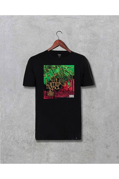 Pisa Art Τυπωμένο μπλουζάκι Unisex άλμπουμ Lamb Of God Ashes