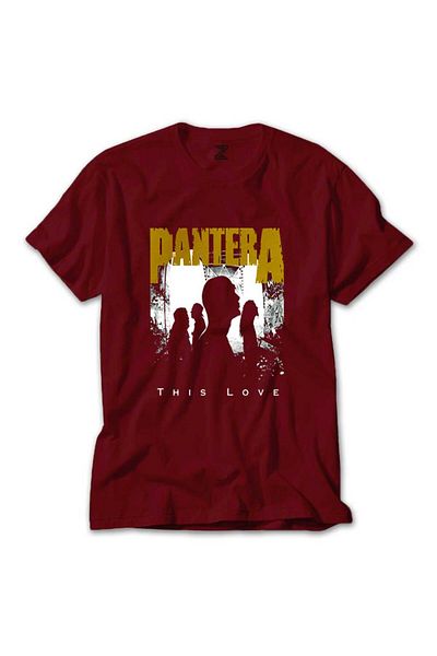 Z zepplin Pantera This Love Red T-Shirt